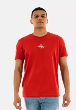 Футболка с принтом Calvin Klein Jeans, красный