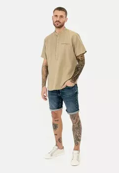 Футболка с принтом camel active, бежевый