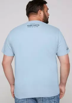 Футболка с принтом Camp David, синий