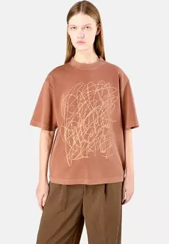 Футболка с принтом CAMPERLAB, красный