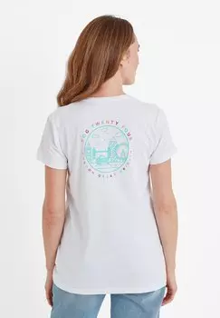 Футболка с принтом CAPITAL TOG24, белый