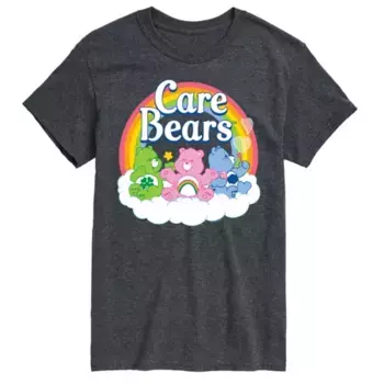 Футболка с принтом Care Bears для мужчин Licensed Character, серый