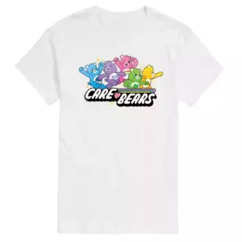 Футболка с принтом Care Bears для мужчин Licensed Character, белый