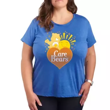 Футболка с принтом Care Bears Funshine Licensed Character, синий