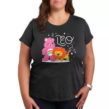 Футболка с принтом Care Bears Leo Licensed Character, серый