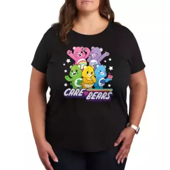 Футболка с принтом Care Bears Licensed Character, черный