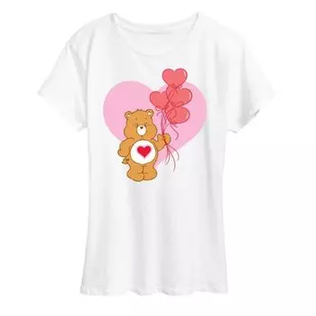 Футболка с принтом Care Bears "Нежное сердце" для женщин Licensed Character, белый