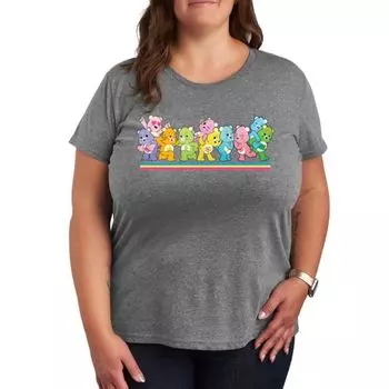 Футболка с принтом Care Bears Plus Licensed Character, серый