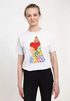 Футболка с принтом CARE BEARS THE ORIGINAL Henry Tiger, белый