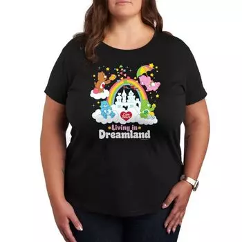 Футболка с принтом Care Bears «Жизнь в стране грез» Licensed Character, черный