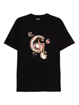 Футболка с принтом CARHARTT WIP, черный