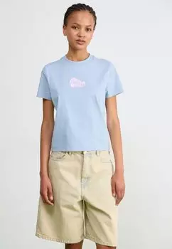Футболка с принтом Carhartt WIP, синий