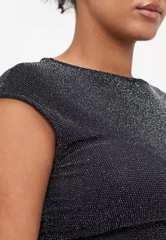 Футболка с принтом CARKEEN GLITTER ONLY Carmakoma, черный