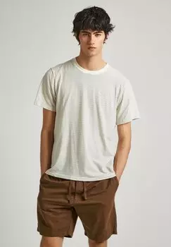 Футболка с принтом CARLISLE Pepe Jeans, цвет ivory white