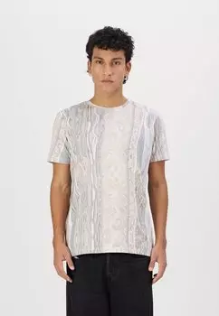 Футболка с принтом Carlo Colucci, молочный