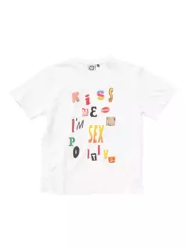 Футболка с принтом CARNE BOLLENTE, белый