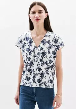 Футболка с принтом Caroll, молочный