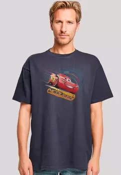 Футболка с принтом CARS LIGHTNING MCQUEEN F4NT4STIC, темно-синий