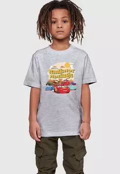 Футболка с принтом CARS RADIATOR SPRINGS GROUP ABSOLUTE CULT, цвет heather grey