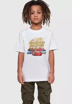 Футболка с принтом CARS RADIATOR SPRINGS GROUP ABSOLUTE CULT, цвет white