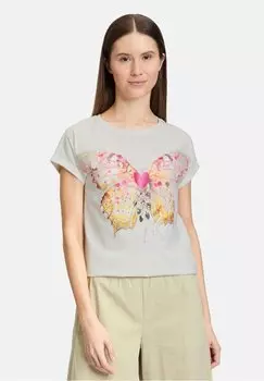 Футболка с принтом Cartoon, белый