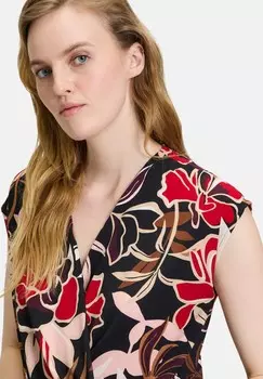 Футболка с принтом CASUAL IM LAYER LOOK Betty Barclay, черный