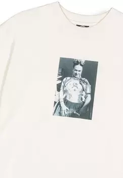 Футболка с принтом CAUSING PANIC PRIDE Grimey, белый