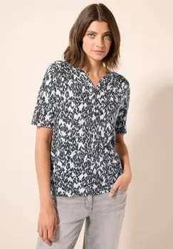 Футболка с принтом Cecil, антрацит