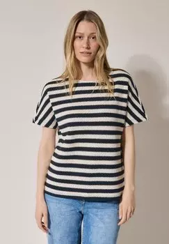 Футболка с принтом Cecil, белый