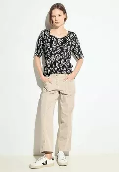 Футболка с принтом Cecil, черный