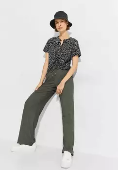 Футболка с принтом Cecil, черный