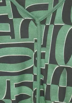 Футболка с принтом Cecil, цвет Mottled Light Green