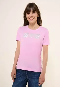 Футболка с принтом Cecil, цвет Rosa