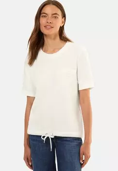 Футболка с принтом Cecil, кремовый