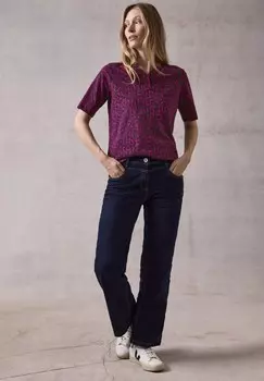 Футболка с принтом Cecil, розовый