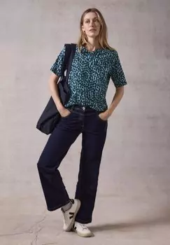 Футболка с принтом Cecil, синий