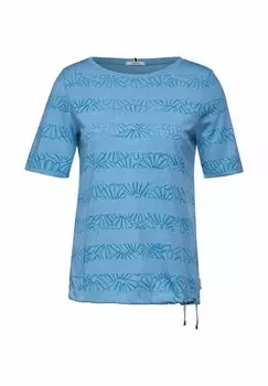 Футболка с принтом Cecil, синий