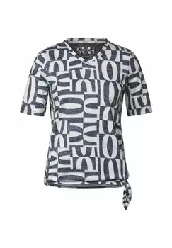 Футболка с принтом Cecil, синий