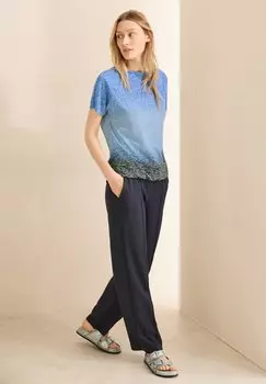 Футболка с принтом Cecil, синий