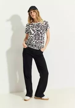 Футболка с принтом Cecil, wei