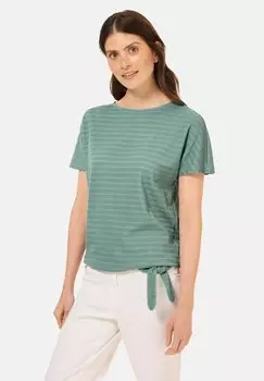 Футболка с принтом Cecil, зеленый