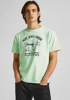 Футболка с принтом CEDRIC Pepe Jeans, цвет fresh green