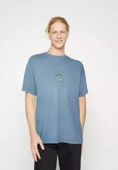 Футболка с принтом CELESTIAL CREATION TEE UNISEX BDG Urban Outfitters, голубой