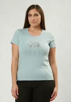 Футболка с принтом CEST LA VIE Maison Form'elle, мята