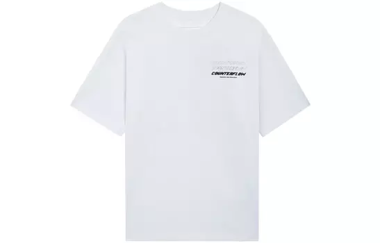 Футболка с принтом CF Tracing унисекс Lining, белый