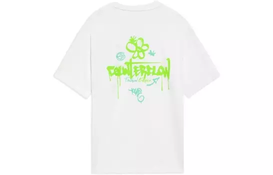 Футболка с принтом CF Tracing унисекс Lining, белый