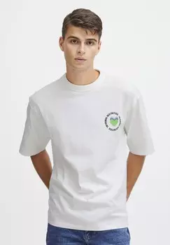 Футболка с принтом CFTUE WITH CHEST Casual Friday, белый