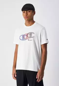 Футболка с принтом Champion, белый
