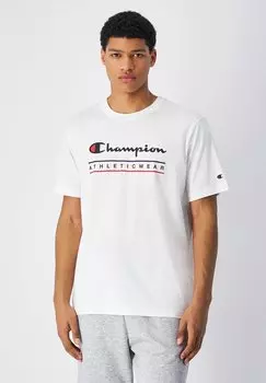 Футболка с принтом Champion, белый