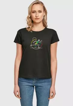 Футболка с принтом CHAMPION TEE Merchcode, черный